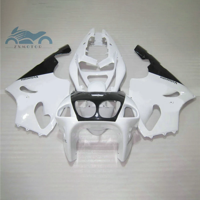 

High quality fullset fairing kits for KAWASAKI Ninja ZX7R 1996 1997 1998 2003 plastic fairings kit ZX 7R 96-03 white black parts