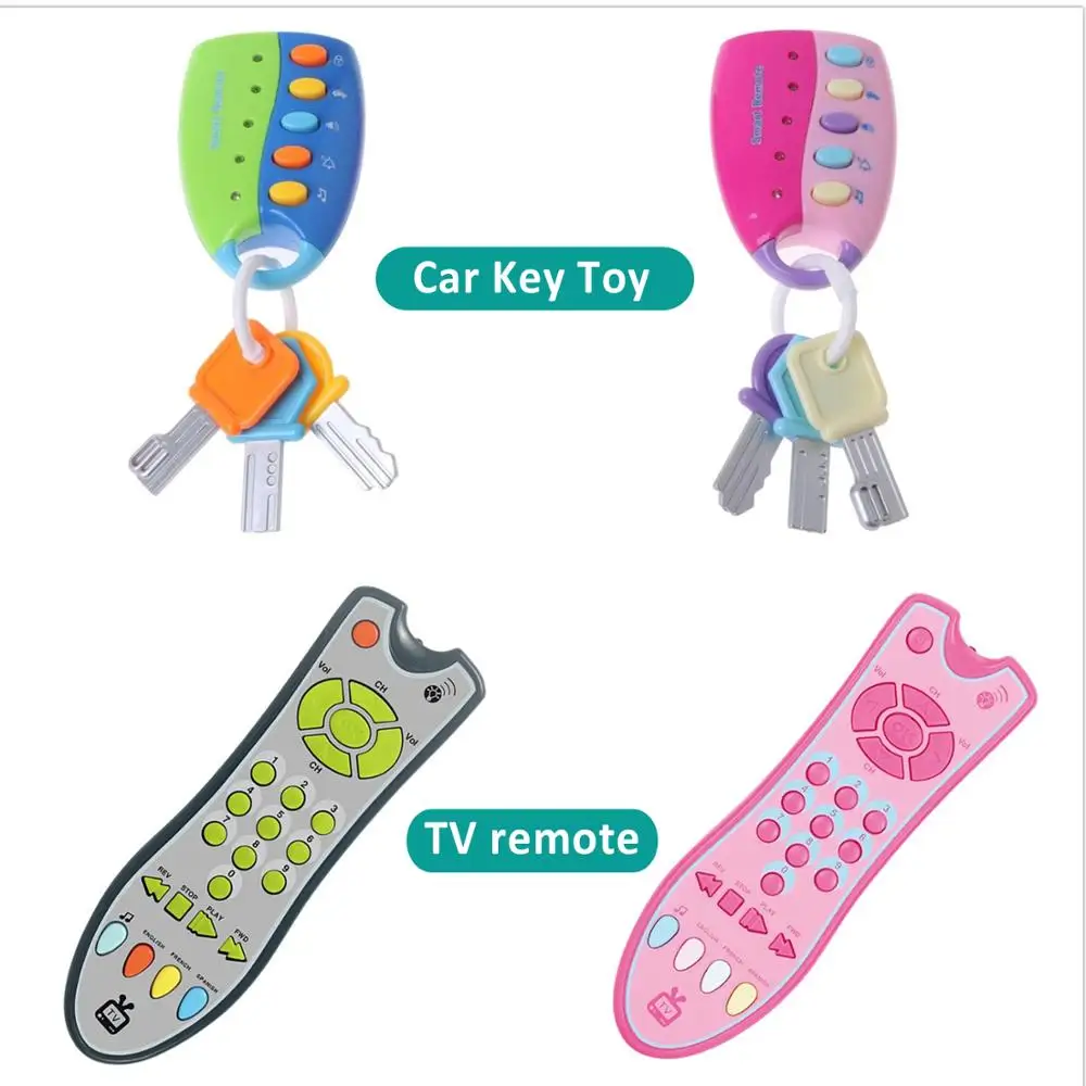 

Baby Toy Music Mobile Phone TV Remote Control Car Key Early Educational Toys Electric Numbers Learning Machine Gifts For Newborn