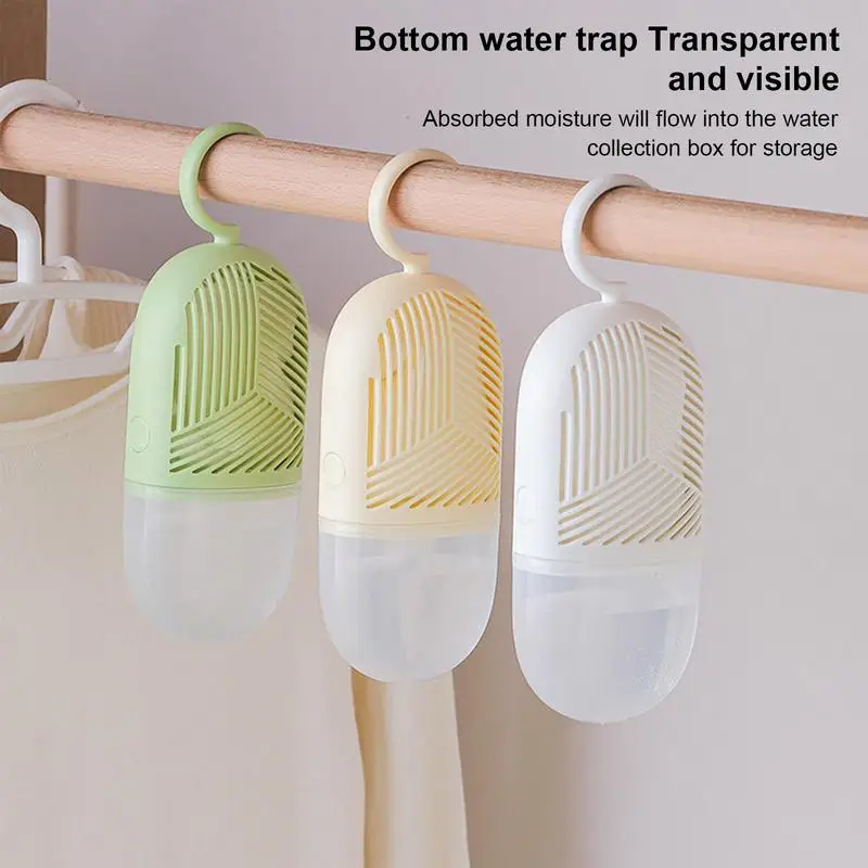 

Closet Dehumidifier Reusable Humidity Packs Hanger Closet Dehumidifier Hangings Bags Moisture Absorbing Closet Moisture Bags