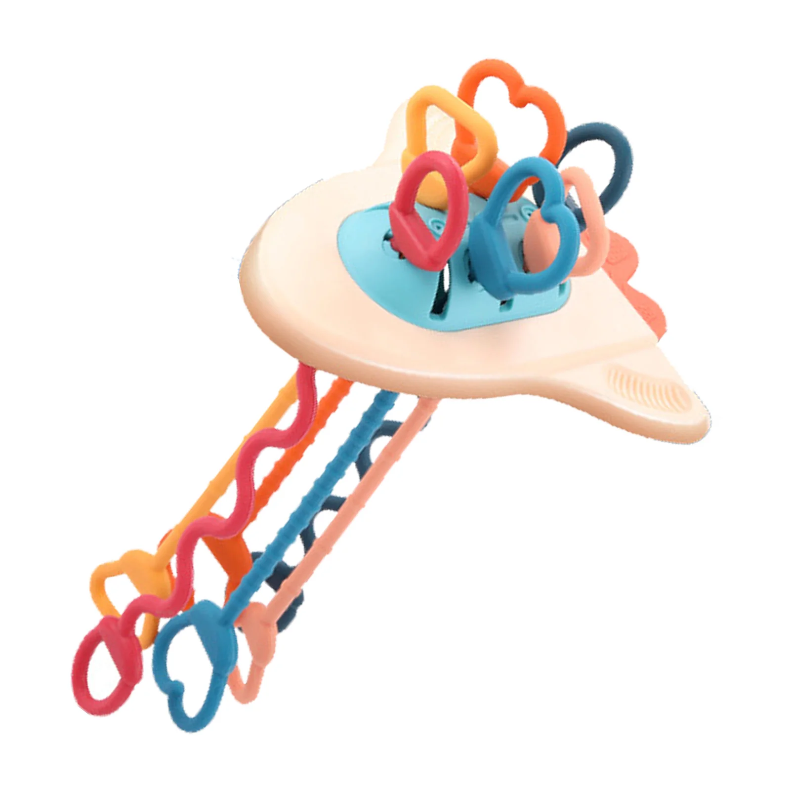

Baby Silicone Pull String Interactive Toy Toddler Activity Toy For Sensory Development Toddler Interactive Early Education Toy