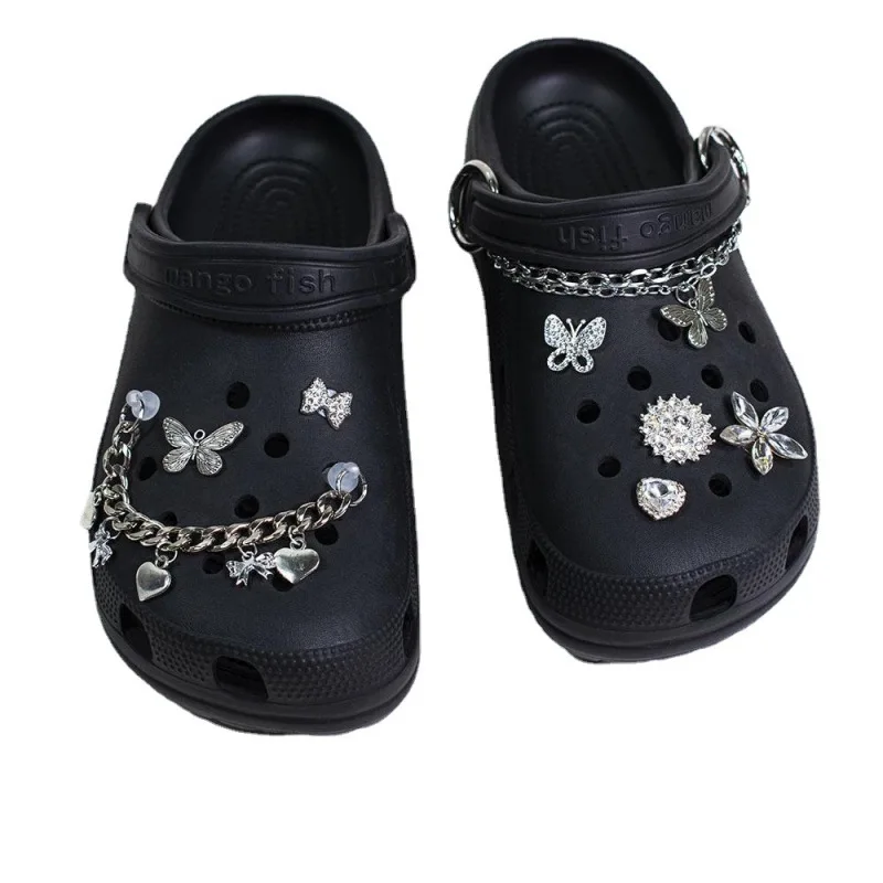 

Alloy shoe buckle accessories robot with shoe chain