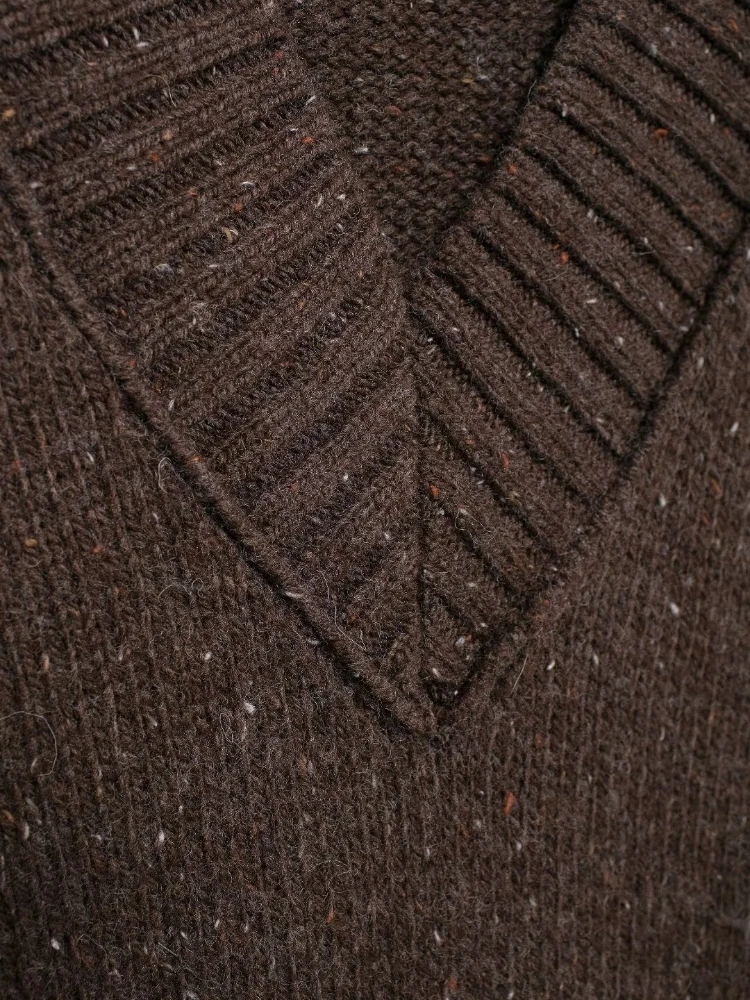 TRAFZA Вязаные прямые брюки Женские комплекты из 2 предметов 2024 Новая мода