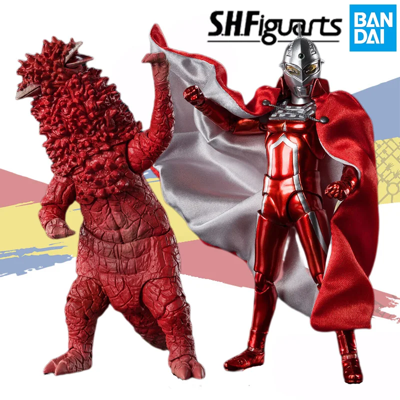 

Bandai Original S.H.Figuarts SHF Ultraman ULTRASEVEN Pandon 55th Anniversary Edition Anime Action Figure Finished Model Toy Gift