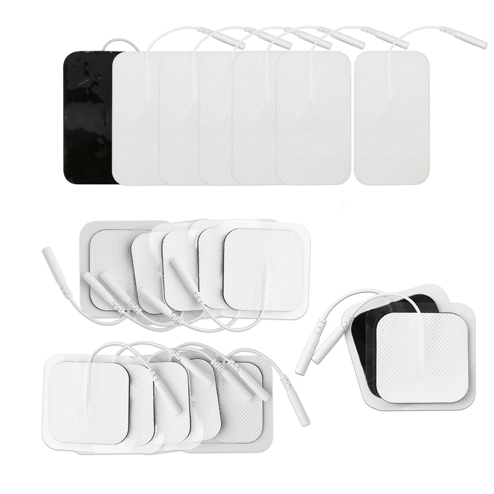 

12/24pcs Muscle Stimulator Electrode Pads Gel Non-woven Fabric Self Adhesive Replacement Pads for Tens Digital Therapy Machine