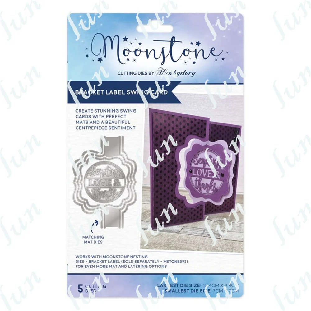 

Bracket Label Swing Paper Cards Metal Cutting Dies for Scrapbooking Photo Album Embossing Craft Supplies DIY Diary 2022 New