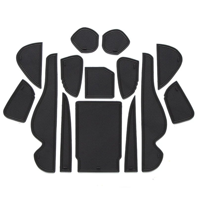 

Коврик с отделением для ворот для Toyota Harrier 60 XU60 2014 2015 2016, нескользящий латексный держатель для чашки, коврик, аксессуары для интерьера, декоративные аксессуары