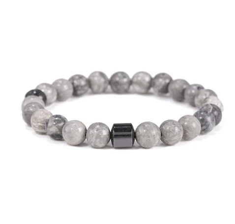 Трансграничный браслет из бисера Amazon белый бирюзовый черный желчный камень