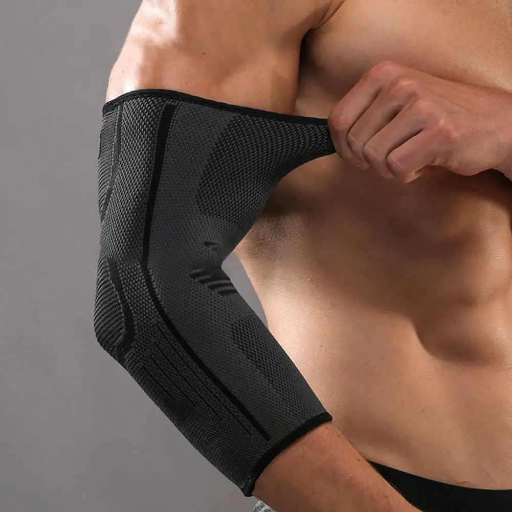 

1PCS Elbow Support Elastic Gym Sport Elbow Protective Pad Absorb Sweat Sport Basketball Arm Sleeve Elbow Brace