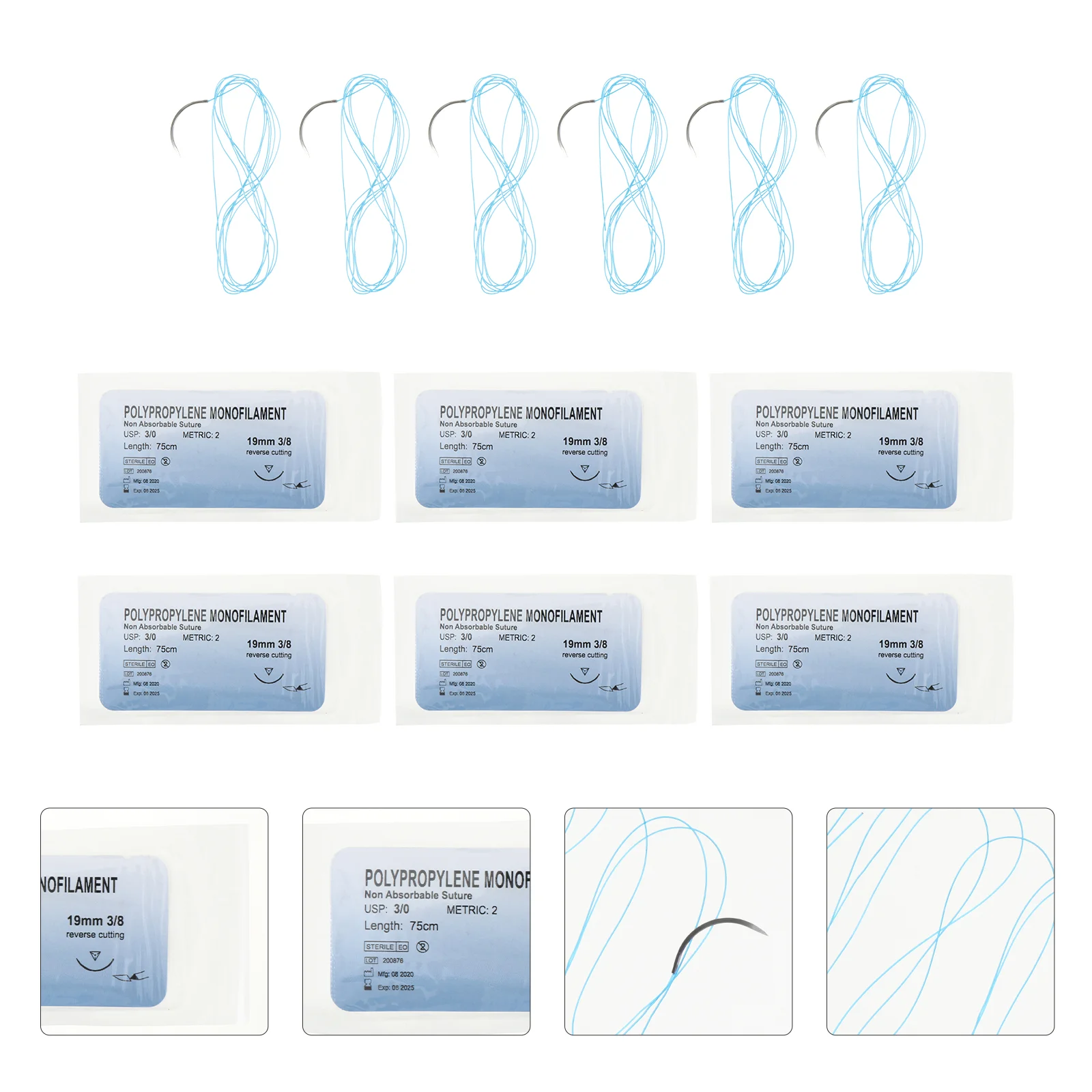 

Sewing Kit Suture Threads Monofilament Needle Suture Thread Practice Equipment