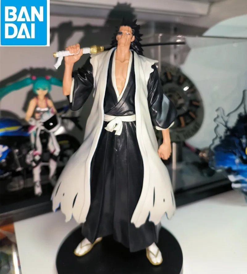 

18 см Bandai отбеливатель Hitsugaya Toushirou Zaraki Kenpachi Аниме фигурки твердые и души Коллекционная модель Фигурки игрушки