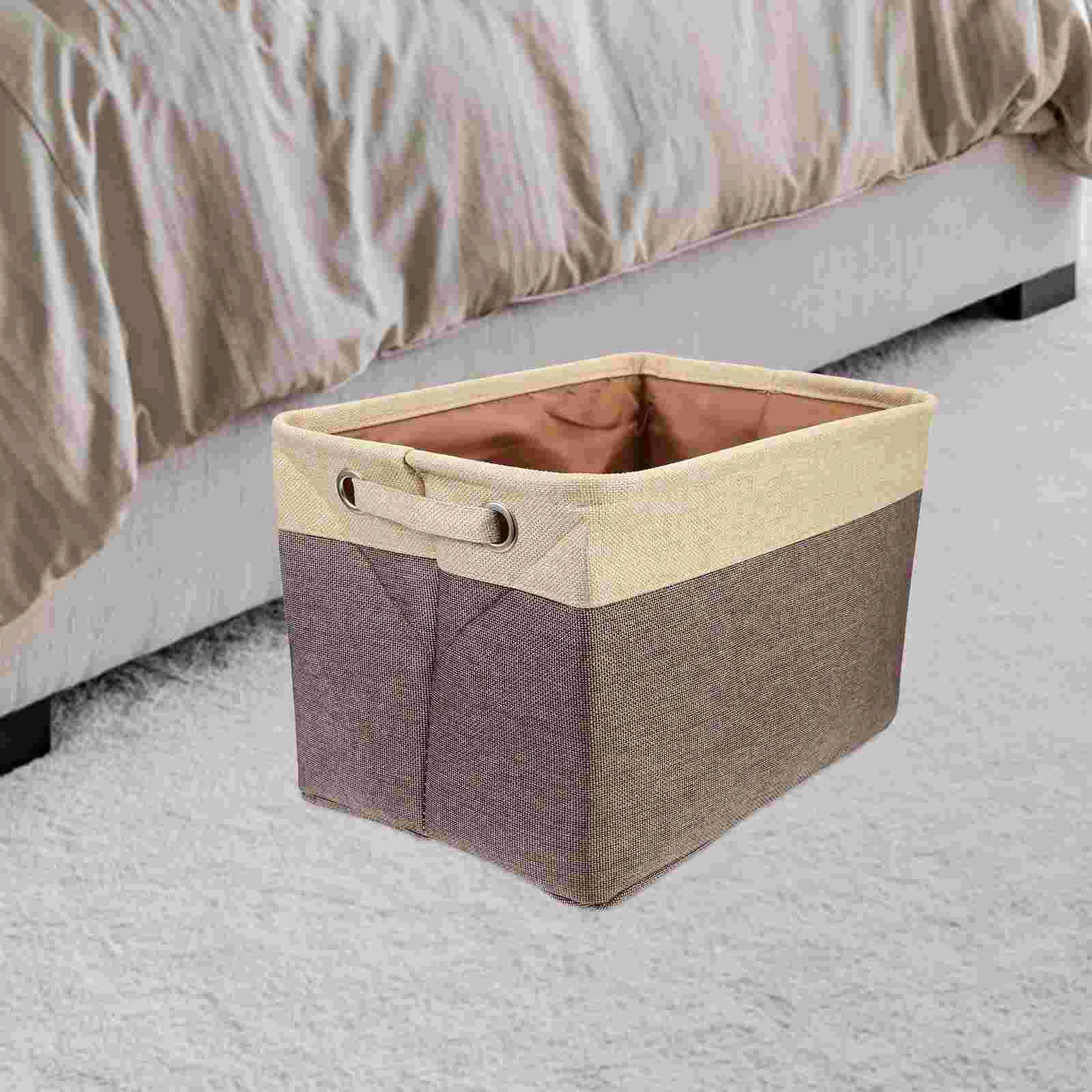 

Kids Basket Multi- Function Basket Nursery 38X26X24CM Wardrobe Clothes Pink Toy Basket Fabric Cube Organizer Cloth Storage Box