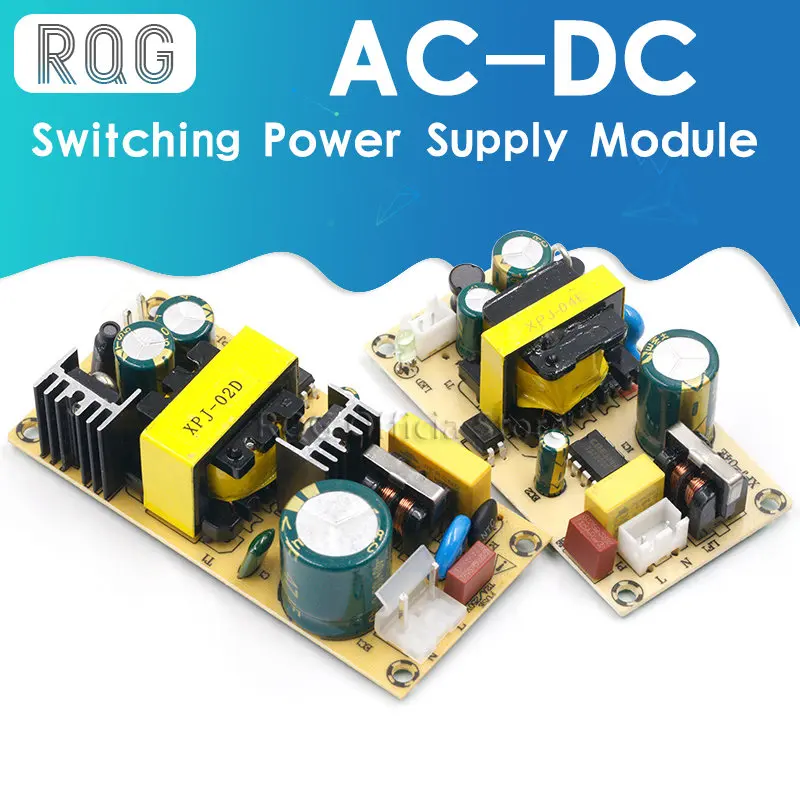 AC-DC 12V2A 24V1A Switching Power Supply Module Bare Circuit AC100-265V to DC12V2A DC24V1A Board for Replace/Repair