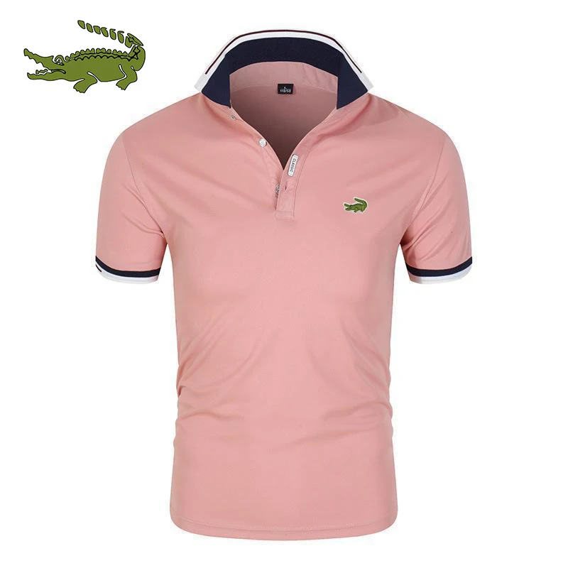

2022 New Summer Men's Short Sleeve Polo Shirt Fashion Lapel Collar Casual Sports Business Social Media High Quality Polo Shirt