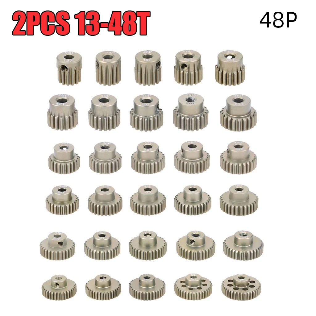 Surpass Hobby 2 шт. 64DP 3,175 мм 21T-25T/26T-30T/31T-35T/36T-40T/41T-45T/46T-фотосессия 50T для радиоуправляемого автомобиля 1/10