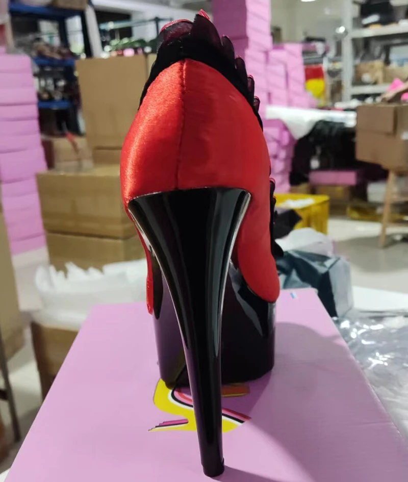 LAIJIANJINXIA Новинка 15 см/6 дюймов ПУ Верхняя Мода сексуальные экзотические высокие