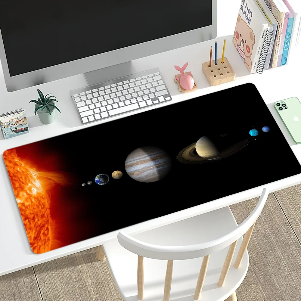 Фото Коврик для мыши Space Digital Solar System Universe, большой, нескользящий, с защитой от разрыва, эргономичный, для офиса, резиновый, для ПК, для дома, на заказ №4