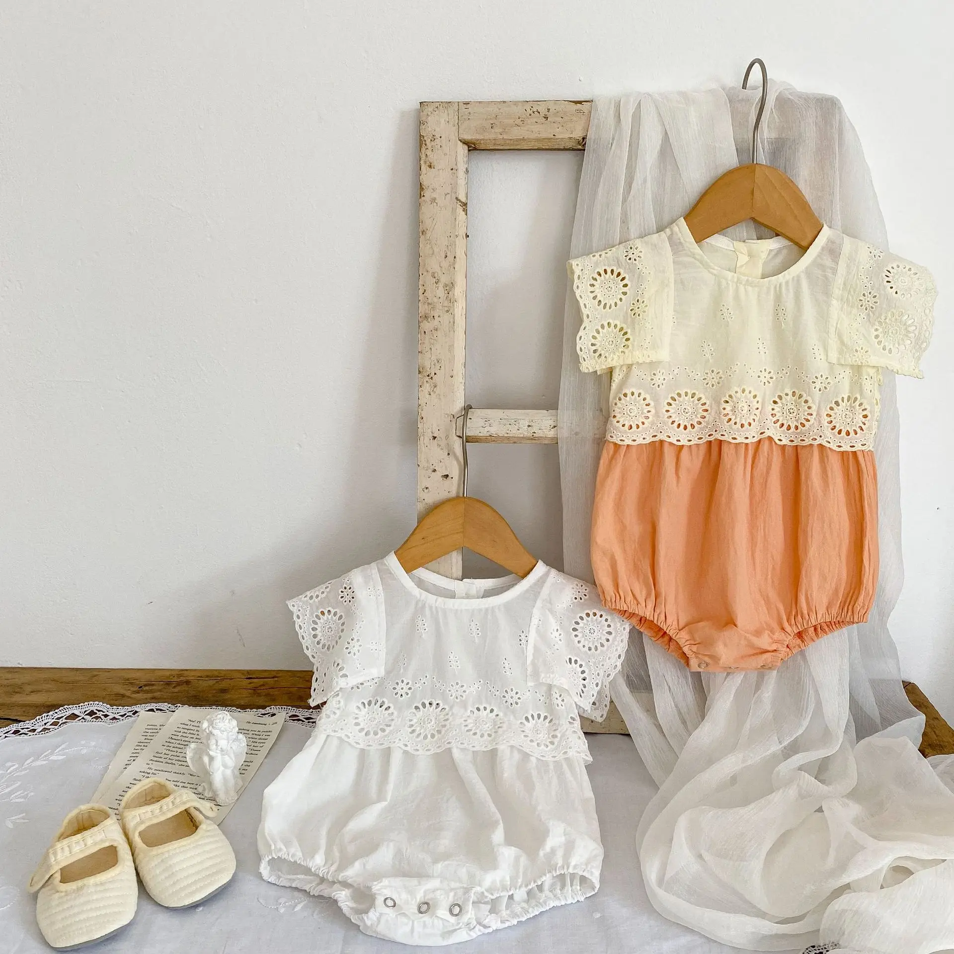 

White Lace Baby Romper