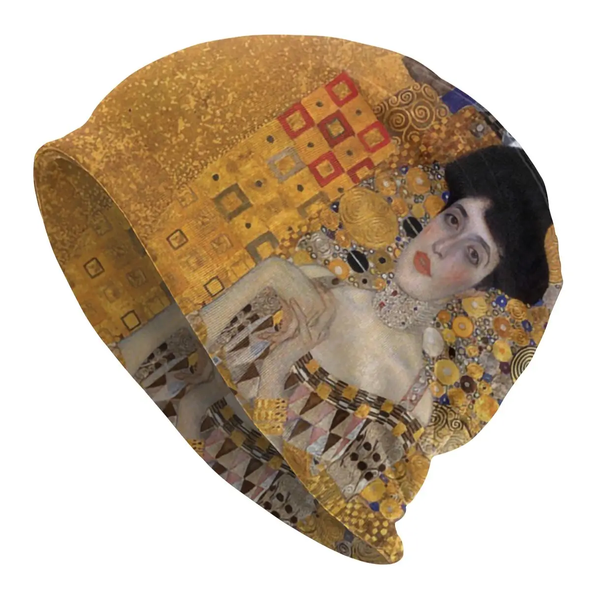 Gustav Klimt Slouchy Beanie Men Women Custom Fashion Winter Warm Skullies Beanies Hats Adult Symbolism Art Knitting Bonnet Cap