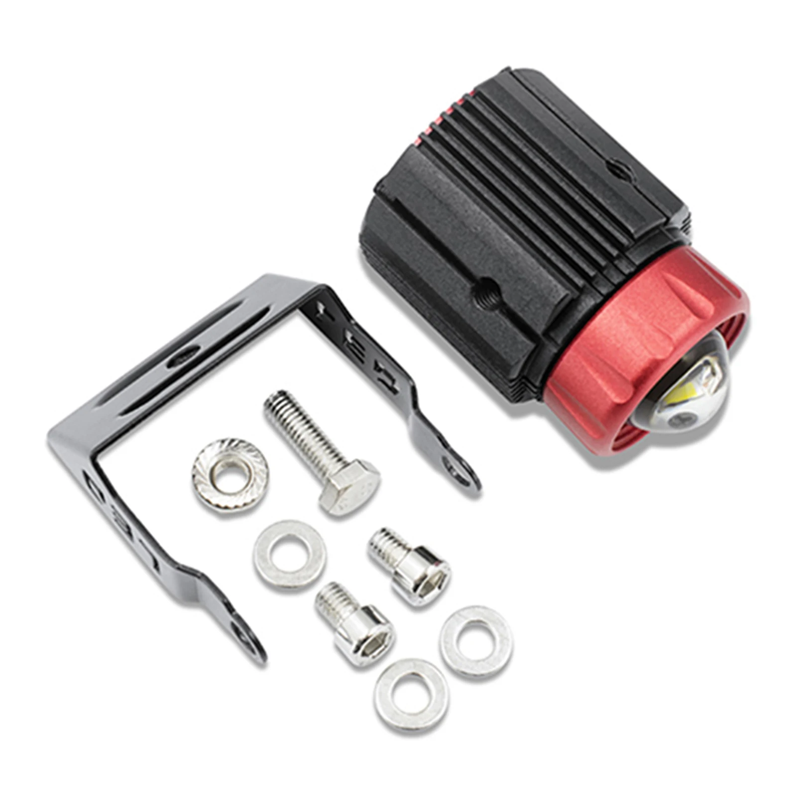 

1 Pair Motorcycle Car LED Work Light Pods Round Spot Driving Fog Lamp Offroad