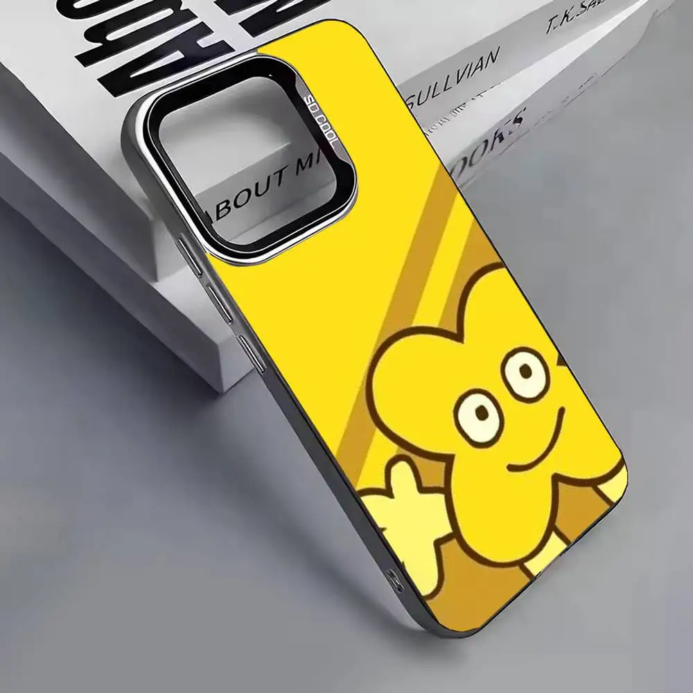 Фото Мультяшный чехол B-Bfdi B-Battle для iPhone 17, 16, 15, 14, 13, 12, 11 Plus, Pro Max, XS, цветной серебристый чехол-накладка для телефона №3