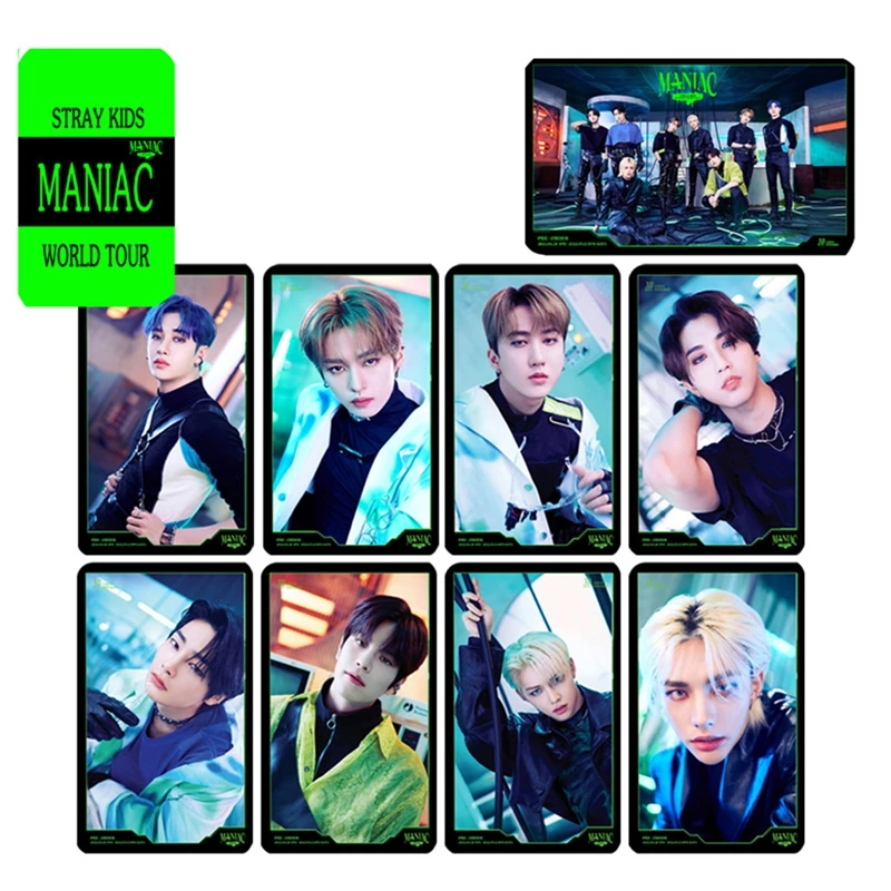 

KPOP Stray Kids 2ND WORLD TOUR IN SEOUL MANIAC Photocard Album Lomo Crads Photobook Fan Collection Poster Postcard Photos Gift