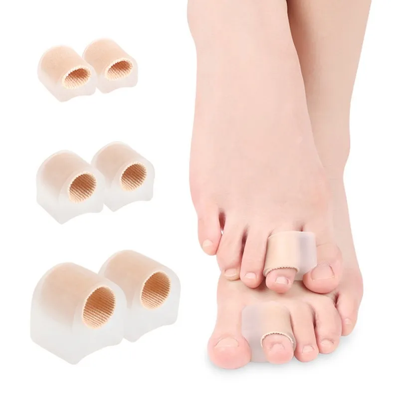 

2 Pcs New Bunion Fiber Toe Sleeve Ring Separation Bunion Correction Pad Big Toe Overlap Toe Separation Corrector