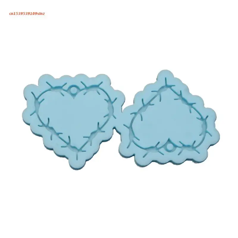 

Силиконовая форма в форме сердца для брелока, 5 видов