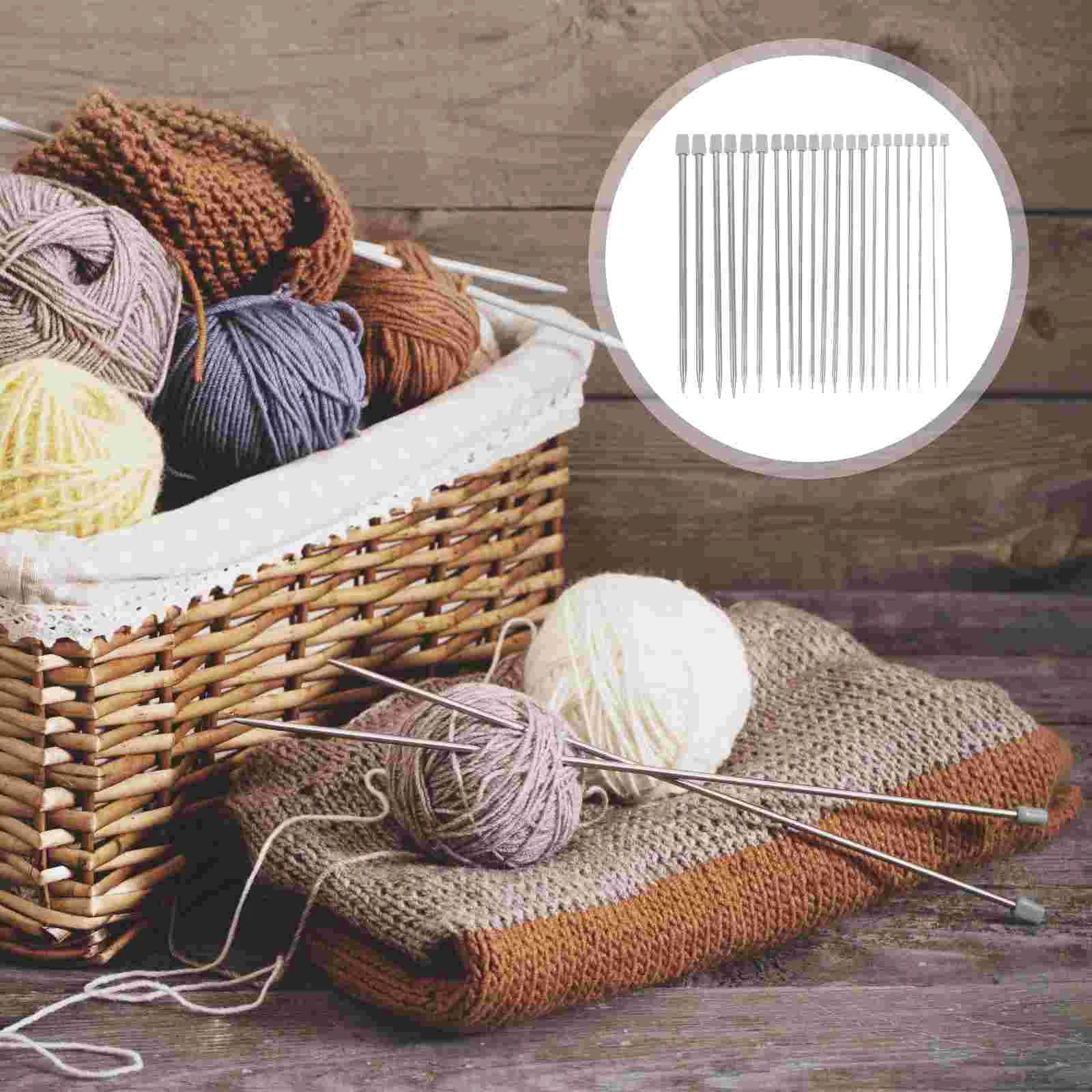 

22Pcs Tapestry Knitting Straight Knitting Knitting Accessories Beginners Knitting Knitting Tools
