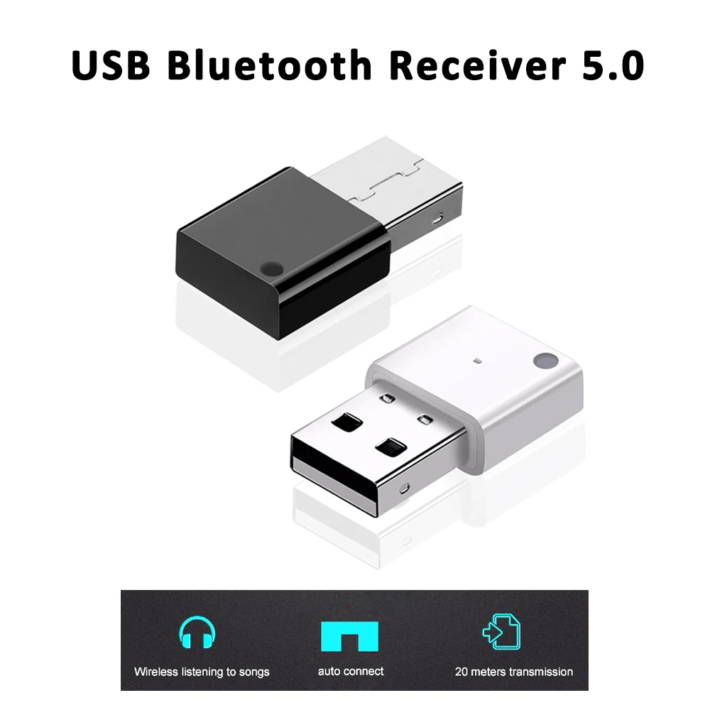 

Kebidu Bluetooth 5.0 Car Adapter Audio Receiver Mini Wireless USB Dongle For Car Radio Subwoofer Amplifier Multimedia MP3 Player
