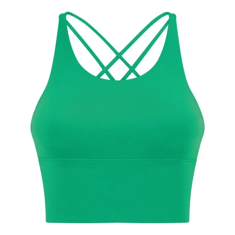 New Beauty Back Sports Bra Women's Backless Fitness Yoga Thin Suspender Vest Top.