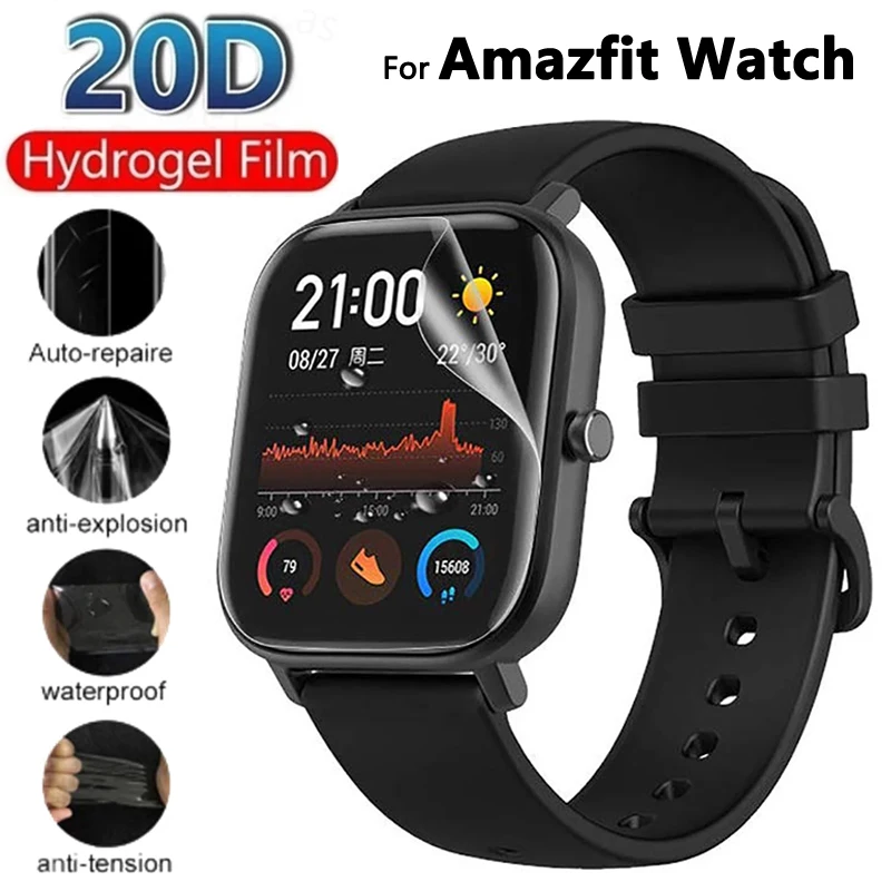 

TPU Hydrogel Film For Huami Amazfit GTR 2 2E 42mm 47mm Screen Protector For Xiaomi Amazfit BiP S U Pro Stratos 3 Protective Film