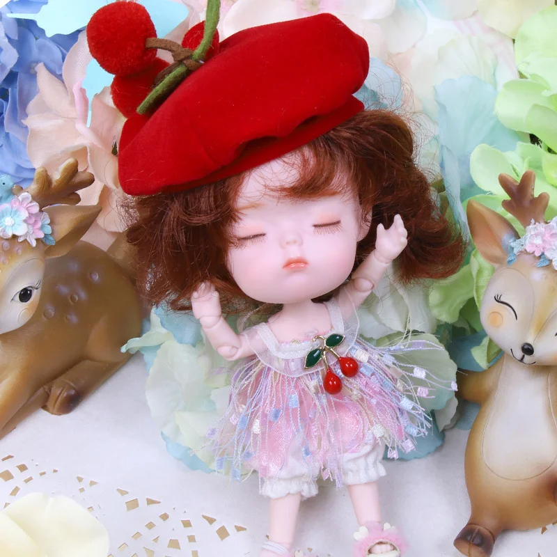 Фото Кукла Dream Fairy 1/12 BJD DODO, 14 см, мини-кукла с подвижным телом, милая игрушка-ангел, сюрприз Ob11 №2