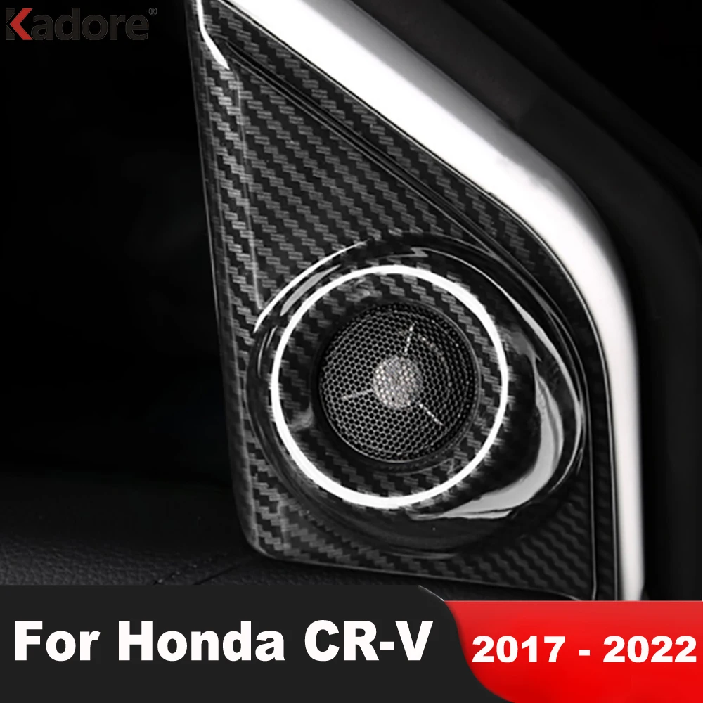 Накладка на переднюю и внутреннюю дверь автомобиля для колонки Honda CRV CR-V 2017-2019 2020