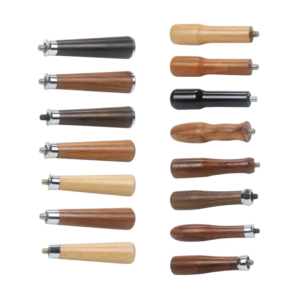 

M10 Portafilter Handle Solid Wooden Handle Coffee Maker Cafe Tools Accessories For Espresso Coffee Cafe Machine Barista