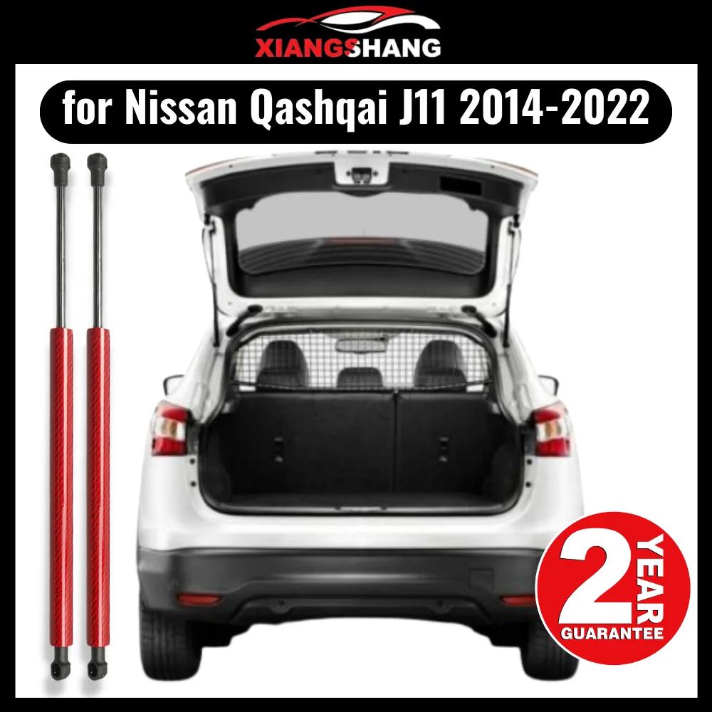 

1Pair Auto Tailgate Trunk Boot Gas Struts Spring Lift Supports FOR NISSAN QASHQAI Closed Off-Road Vehicle 2014/02- 530 mm