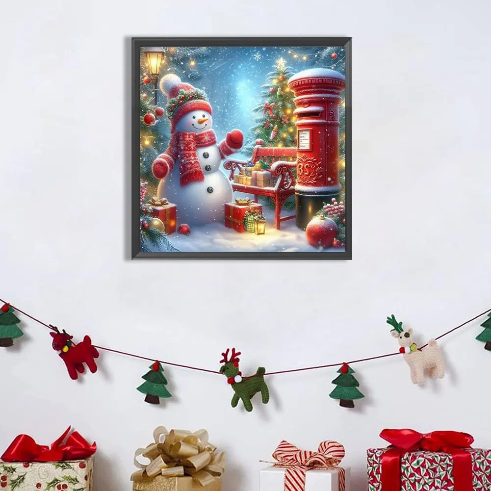 Санта-Клаус Снеговик DIY алмазная живопись новый 2025 Рождественский подарок наборы