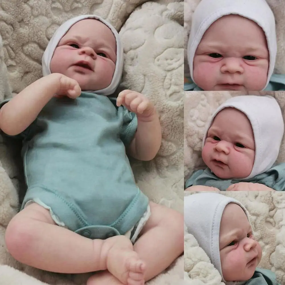 

46cm Baby Rebirth Lifelike High Quality Hand Painted Newbirth Art Accessory With Collectible Veins Visible B P2c2