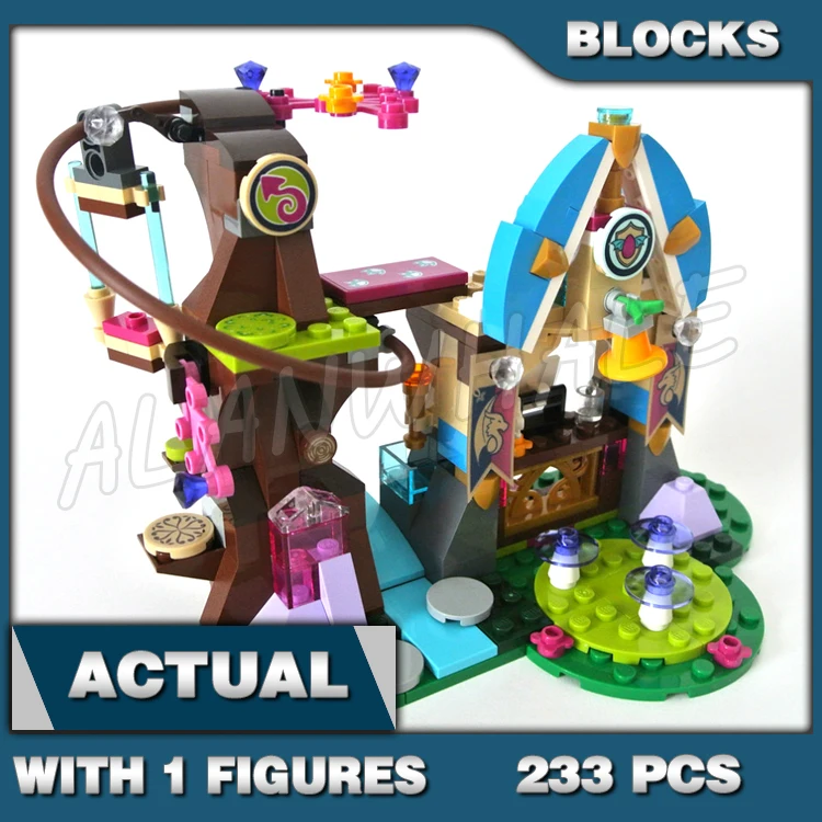 233 шт. Elves Elvendale School of Dragons Baby Wind House 10501 комплект строительных кирпичных блоков