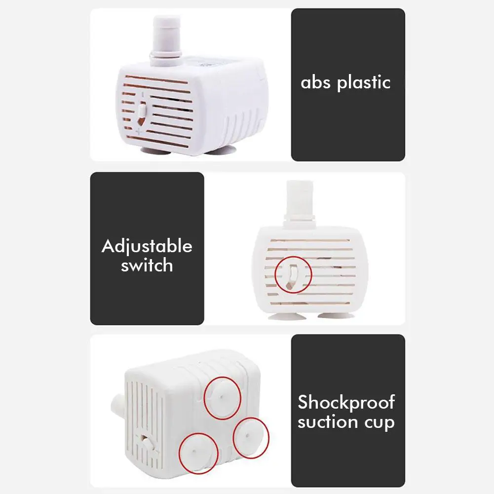 Мини погружной насос для воды 200 л/ч 2 Вт USB 5 В постоянного тока диспенсер домашних