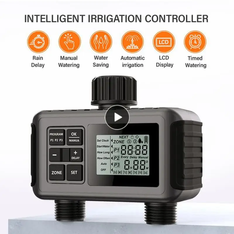 Irrigation Controller Automatic Large Screen Display Water Timer Irrigator Timer Garden Watering Tool Watering Up