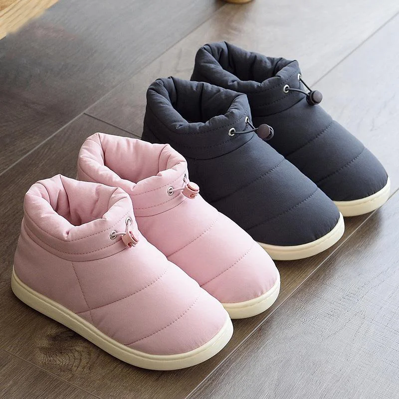 

Snow Boots Women Flat Women Shoes Slip On Platform Boots Ladies Soft Waterproof Ankle Boots Casual Winter Footwear Botas Mujer