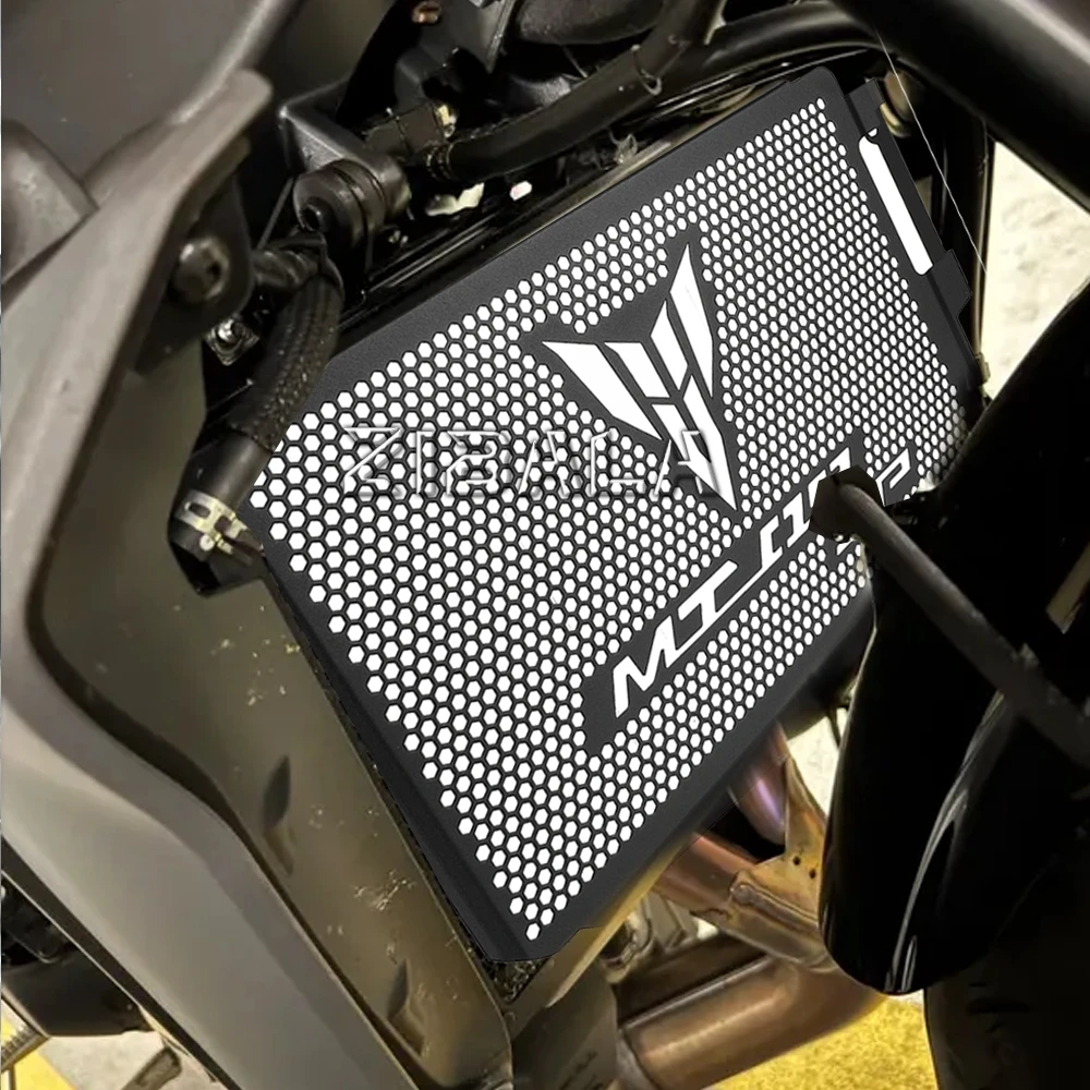 Фото Защитная решетка радиатора из алюминия для мотоциклов Yamaha XSR900 GP, XSR 900, MT-09, MT 09 SP, MT-09SP 2024, 2025, 2026 №2