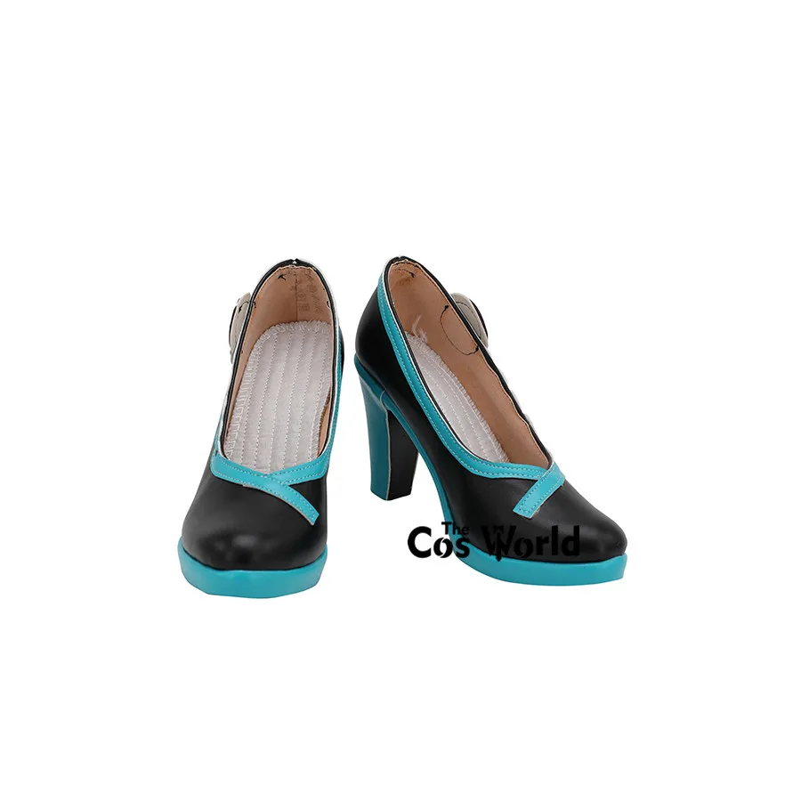 Обувь на высоком каблуке для косплея Miku V4 из китайского аниме заказ |