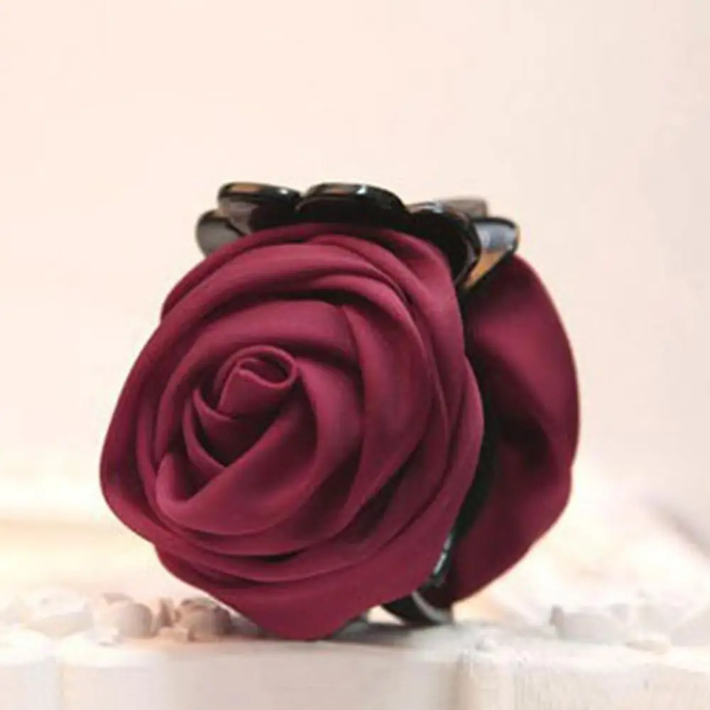 

Fashion Korean Brand Hair Clip Rose Hair Claws Hair Accessories For Women Girls Travel Wedding Hair Crab Headwear Hair Care