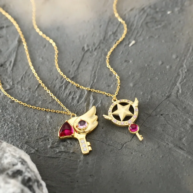 

Серьги-подвески женские из серебра 925 пробы с картой аниме