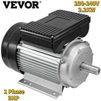 vevor air compressor motor 2 2kw 3hp 2900rpm 230 240v 50hz one phase 2 poles ip55 waterproof electric motor w mounting bracket