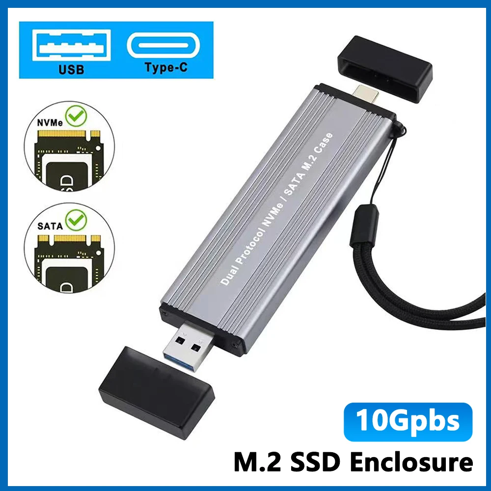 SAMGET M.2 SSD фонарь NVMe USB Type-C Gen2 10 Гбит/с PCIe