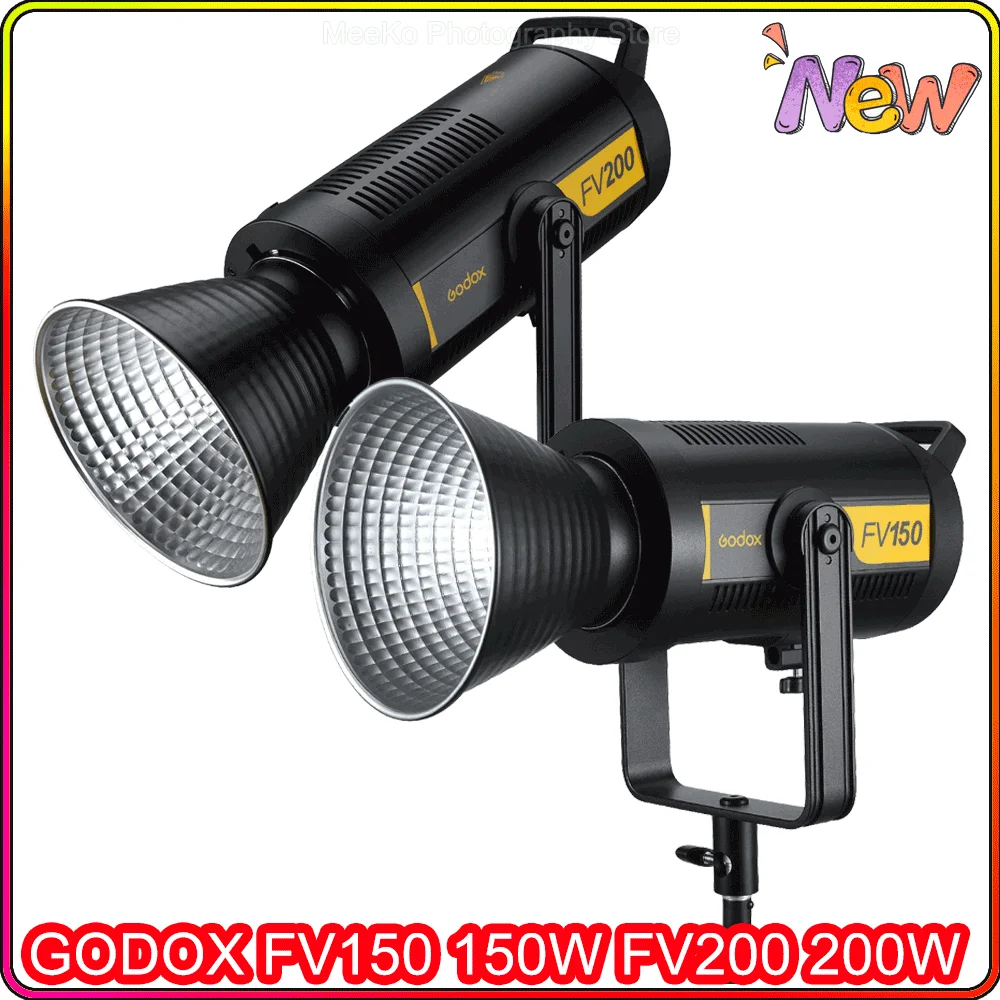 

GODOX FV150 150W FV200 200W High Speed Sync Flash LED Light Continuous Light 5600k Camera Photo Studio Photography Light Flash