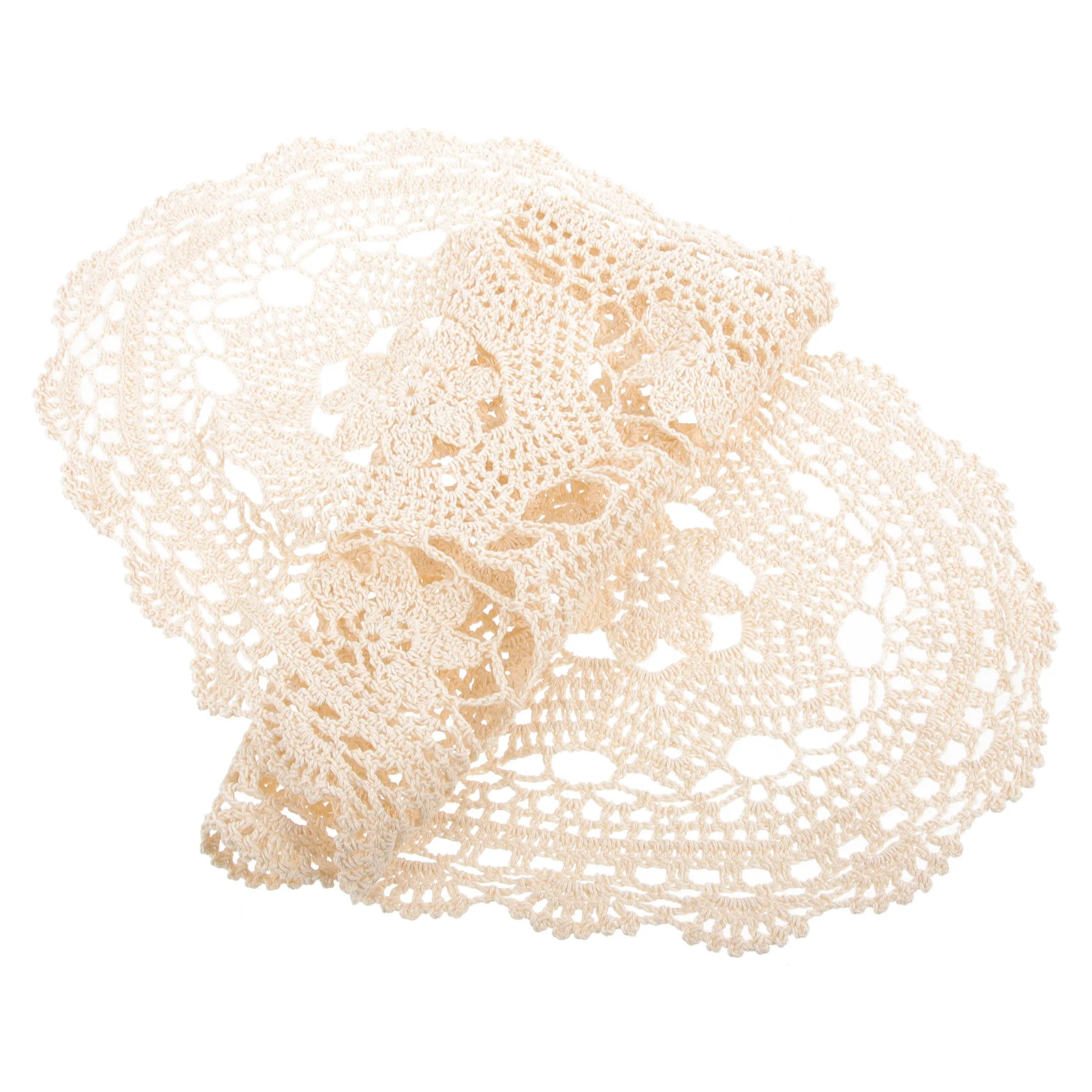 

Cotton Crochet Rustic Table Runner Creative Cabinet Doily Table Doily Decoration