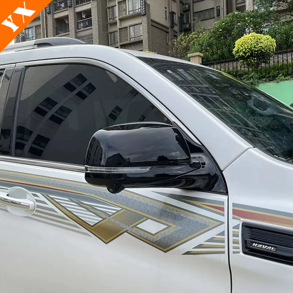 Хромированные черные украшения из углеродного волокна для Great Wall Haval H9 аксессуары